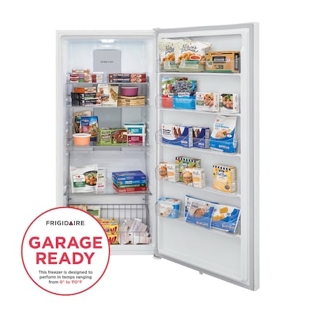 Frigidaire Frigidaire 20.0 Cu. Ft. EvenTemp Cooling System Upright Freezer FFUE2024AW